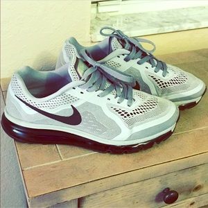Nike Air Max 2014 Wolf Grey Blk Size 11